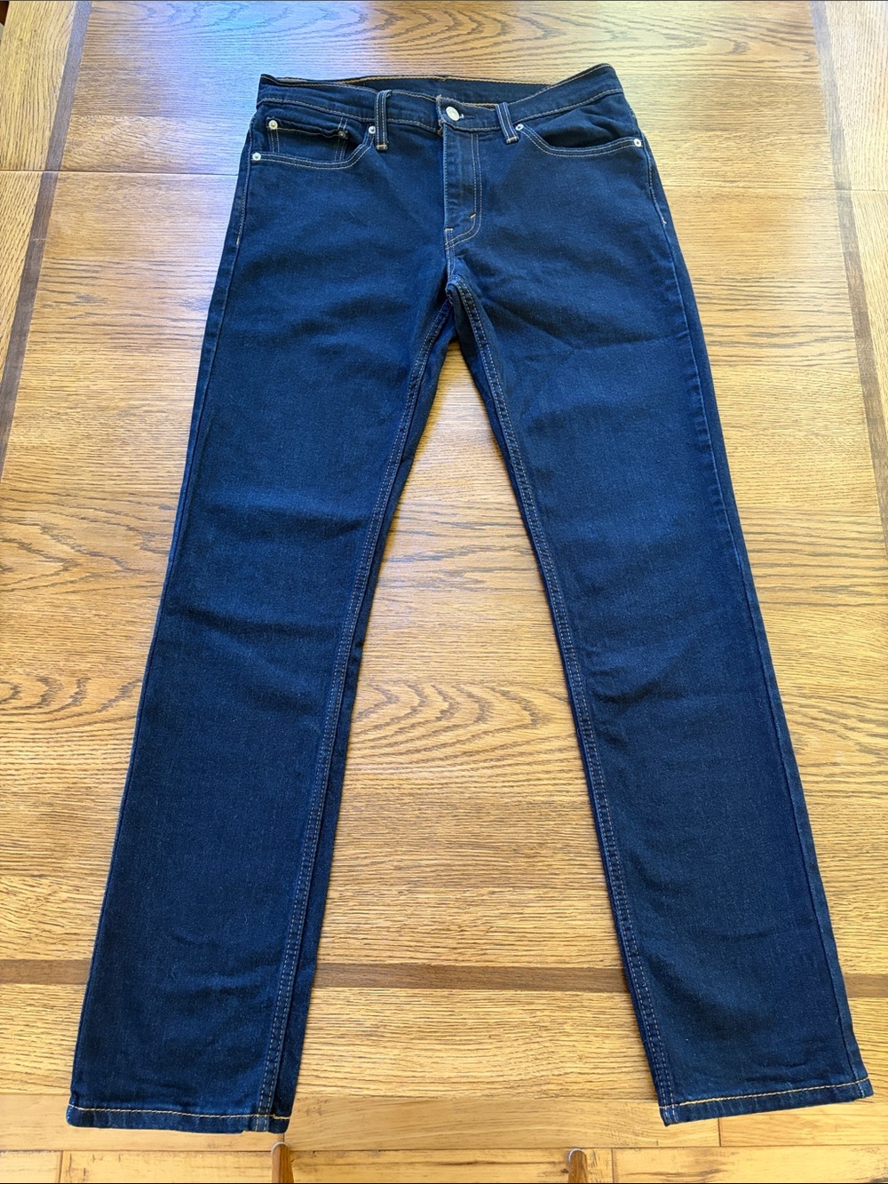 Levi's Men's Slim Straight Dark Blue Jeans